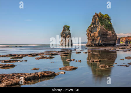 Drei Schwestern, New Plymouth, Taranaki, North Island, Neuseeland Stockfoto