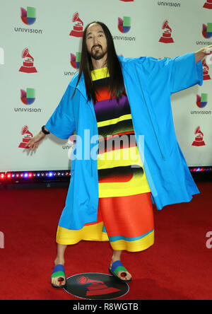 19 Latin Grammy Awards auf der MGM Grand Garden Arena in Las Vegas Mit: Steve Aoki Wo: Las Vegas, Nevada, United States Wenn: 15 Nov 2018 Credit: DJDM/WENN.com Stockfoto