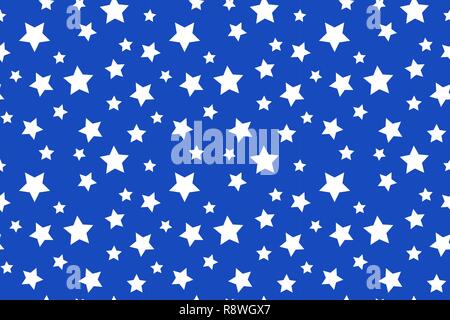 Gute Nacht Muster mit Sternen. Abbildung. Vektor Stock Vektor