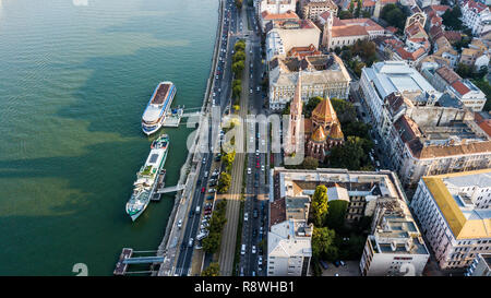 Reformierte Kirche, Szilágyi Dezső téri református Templom, Budapest, Ungarn Stockfoto