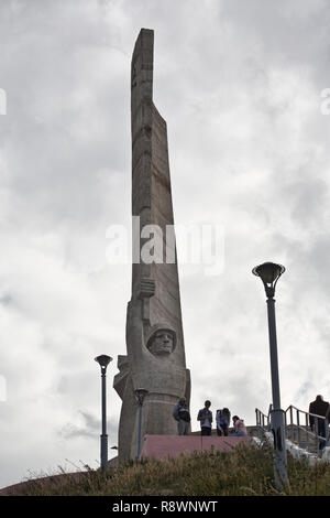 Blick auf zaisan Memorial in Ulan Bator, Mongolei Stockfoto