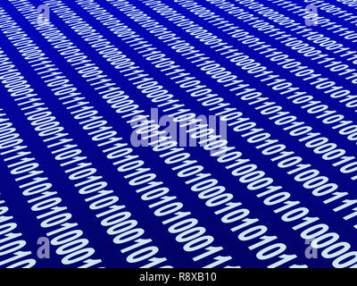 Internet-Konzept - Binär-code Stockfoto