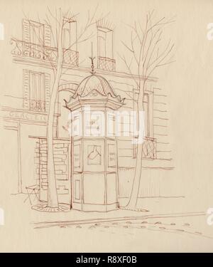 Werbung Spalte, Paris, Frankreich, 1951. Schöpfer: Shirley Markham. Stockfoto