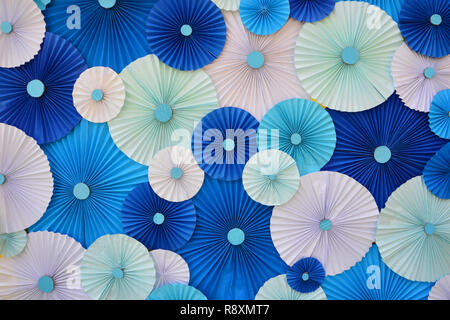 Bunte Papier falten bunt abstrakt, Hintergrund Stockfoto