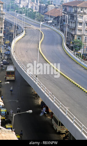 JJ V.T Flyover Brücke, Bombay, Mumbai, Maharashtra, Indien Stockfoto