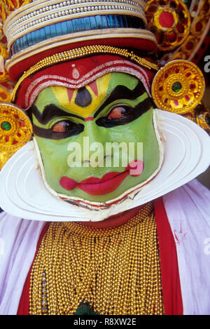 Kathakali, K. Sivrajan, Klassischer Tanz, Indien Stockfoto