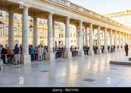 Frankreich, Paris, Palais Royal, Ministerium für Kultur, Tage des Kulturerbes Stockfoto