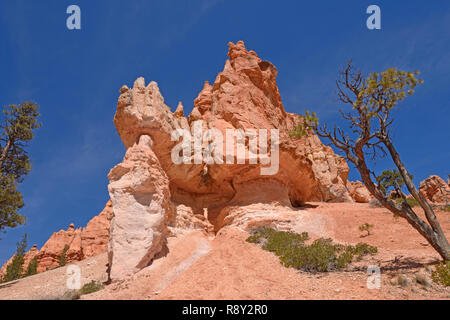 Karge Felsen in den Bergen des Bryce Canyon National Park in Utah Stockfoto