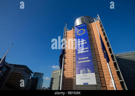 Europäische Kommission Gebäude Brüssel Belgien Stockfoto