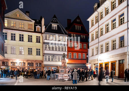 Die neue Altstadt in Frankfurt am Main, Hessen, Deutschland Stockfoto