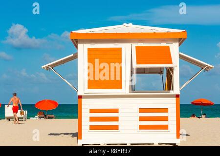 Vereinigte Staaten, Florida, Miami, Miami Beach. Stockfoto