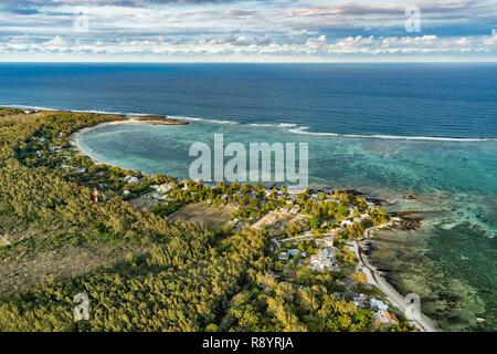 Mauritius, Flacq District, Poste de Flacq, Poste Lafayette (Luftbild) Stockfoto