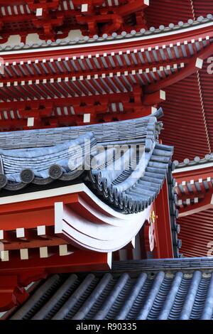 Japan, Insel Honshu, Tokyo Asakusa, Taito, Bezirk, Senso-ji buddhistischen Tempel Stockfoto