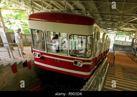 Japan, Insel Honshu, Kansai Region, Präfektur Wakayama, Ito, Koyasan, cable car Stockfoto