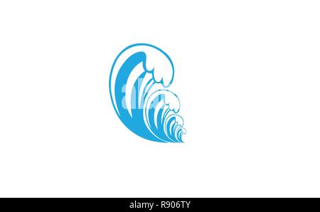 Ocean Waves, Wave Stock Vektor