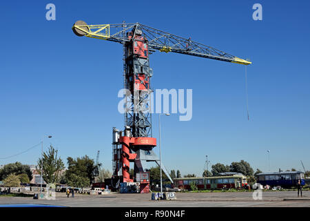 Amsterdam Niederlande Niederlande Amsterdam Faralda NDSM Crane Hotel IJ Port Hafen NDSM wharf Stockfoto