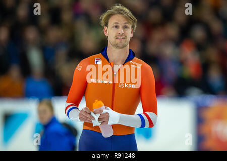 Heerenveen, Niederlande, 15. Dezember 2018 Speedskating Wm Michel MULDER Stockfoto