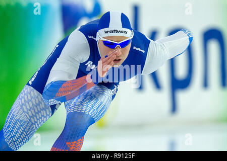 Heerenveen, Niederlande, 15. Dezember 2018 Speedskating Wm ...