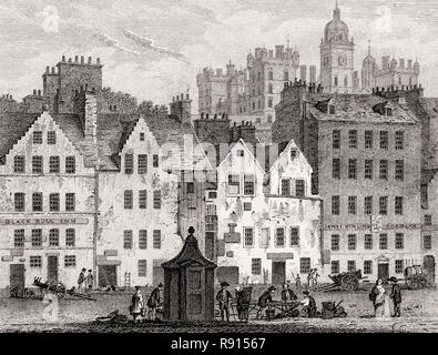 George Heriot's Hospital, Edinburgh, Schottland, 19. Jahrhundert, Ansichten in Edinburgh von J.&H. S. Lagerhalter Stockfoto