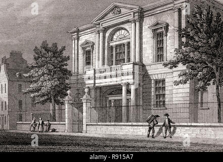 Mariner's Krankenhaus, Trinity House, Edinburgh, Schottland, 19. Jahrhundert, Ansichten in Edinburgh von J.&H. S. Lagerhalter Stockfoto