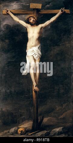 Bartolomé Esteban Murillo/ "Christus am Kreuz", 1660-70, Öl auf Leinwand, 208,9 x 113 cm. Stockfoto