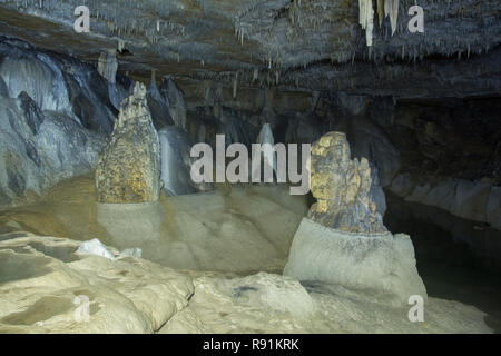 Cueva de los cristinos, Navarra Stockfoto