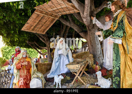 Krippe, San Miguel de Allende, Mexiko Stockfoto