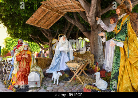 Krippe, San Miguel de Allende, Mexiko Stockfoto