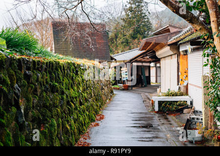 Ohara Landschaft Dorf an regnerischen Tag in Kyoto, Japan Stockfoto