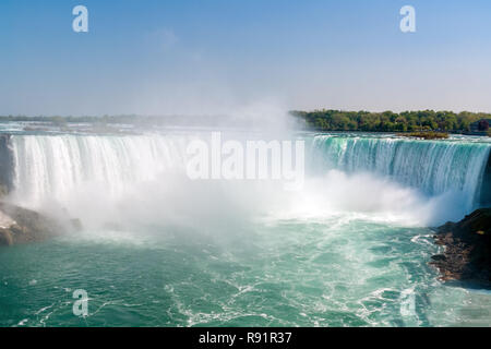 Horseshoe Falls von den Niagara Falls - Ontario, Kanada Stockfoto