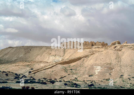 Tel Nitzana eine nabatäische Stadt im Südwesten Wüste Negev in Israel in der Nähe der ägyptischen Grenze entfernt. Stockfoto