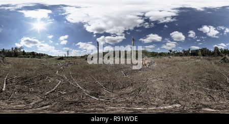 360 Grad Panorama Ansicht von Forêt de Compiegne