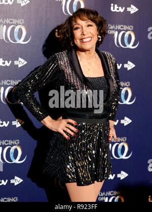 Didi Conn an der Pressevorstellung für die kommende Serie von Dancing On Ice am Natural History Museum, Kensington, London. Bild Datum: Dienstag, 18. Dezember 2018. Foto: David Parry/PA-Kabel Stockfoto