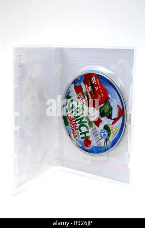 Dr Seuss wie th Grinch Stole Christmas DVD Stockfoto