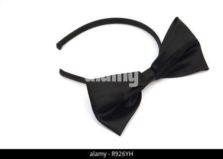 Alice Band mit schwarzen Schleife Stockfoto