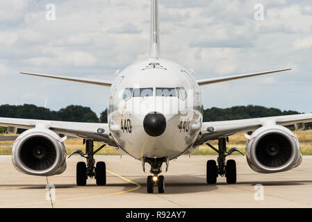 Die Boeing P-8 Poseidon Anti-U-Boot-Krieg und die Überwachung der Ozeane Flugzeuge der Usa Navy. Stockfoto