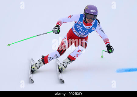 Gröden, Groeden, Italien. 19 Dez, 2018. Audi FIS Ski World Cup der Frauen, Super G; Anna Veith AUT in Aktion: Aktion plus Sport/Alamy leben Nachrichten Stockfoto