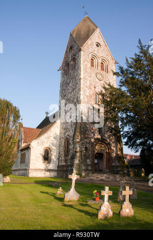 St. Peter & Paul Kirche, Hawkley, nr Liss, East Hampshire Stockfoto