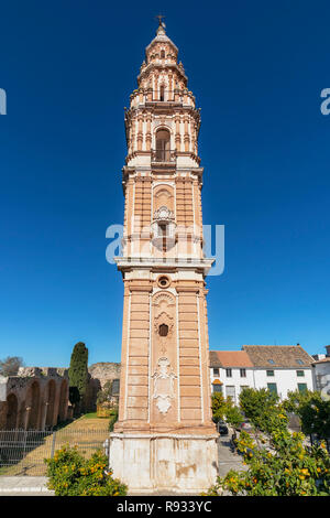 Blick auf Victoria Turm (Torre de la Victoria), Estepa, Provinz Sevilla, Andalusien, Spanien, Europa. Stockfoto