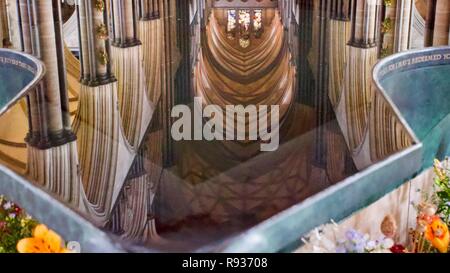 Salisbury Kathedrale, Salisbury, Wiltshire, England Stockfoto