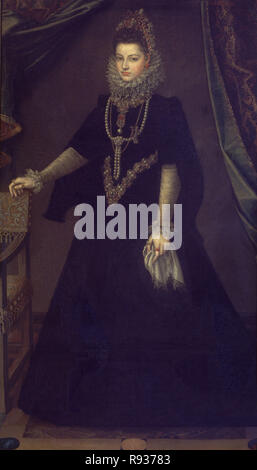 "Infantin Isabella Clara Eugenia", 1599, Öl auf Leinwand, 194,5 x 110 cm. Thema: Sofonisba Anguissola,. Lage: EMBAJADA ESPAÑOLA. Frankreich. Stockfoto
