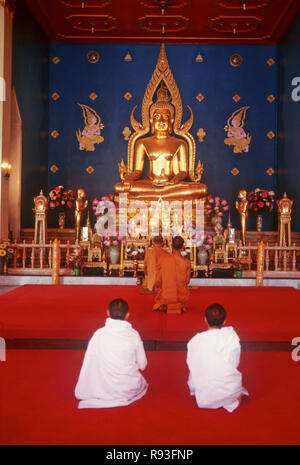 Die buddhistischen Tempel in Bodhgaya, Bihar, Indien Stockfoto