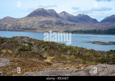 Obere Loch Torridon, Applecross Halbinsel, Wester Ross, Hochland, Schottland Stockfoto