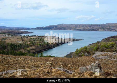 Obere Loch Torridon, Applecross Halbinsel, Wester Ross, Hochland, Schottland Stockfoto