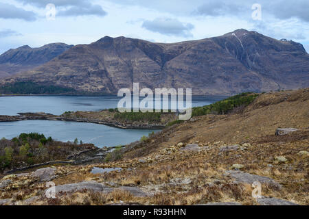 Obere Loch Torridon, Applecross Halbinsel, Wester Ross, Hochland, Schottland Stockfoto