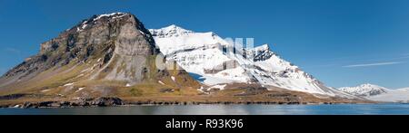 Alkehornet, Spitzbergen Westküste, Svalbard, Norwegen, Europa Stockfoto