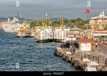 Fährhaus Eminonu, Istanbul, Türkei Stockfoto