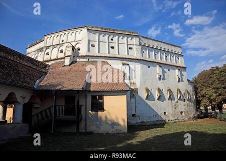 Tartlau befestigte Kirche, der größten Kirche schloss in Siebenbürgen, UNESCO-Weltkulturerbe, Prejmer Stockfoto