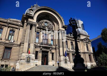 CEC Sparkasse Palace, Bukarest, Bukarest, București, Rumänien Stockfoto