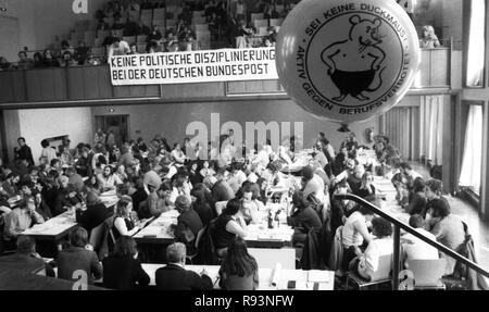 Internationale Konferenz über die Radikale Dekret (berufsverbot) am 21. Oktober 1979 in Frankfurt am Main. | Verwendung weltweit Stockfoto